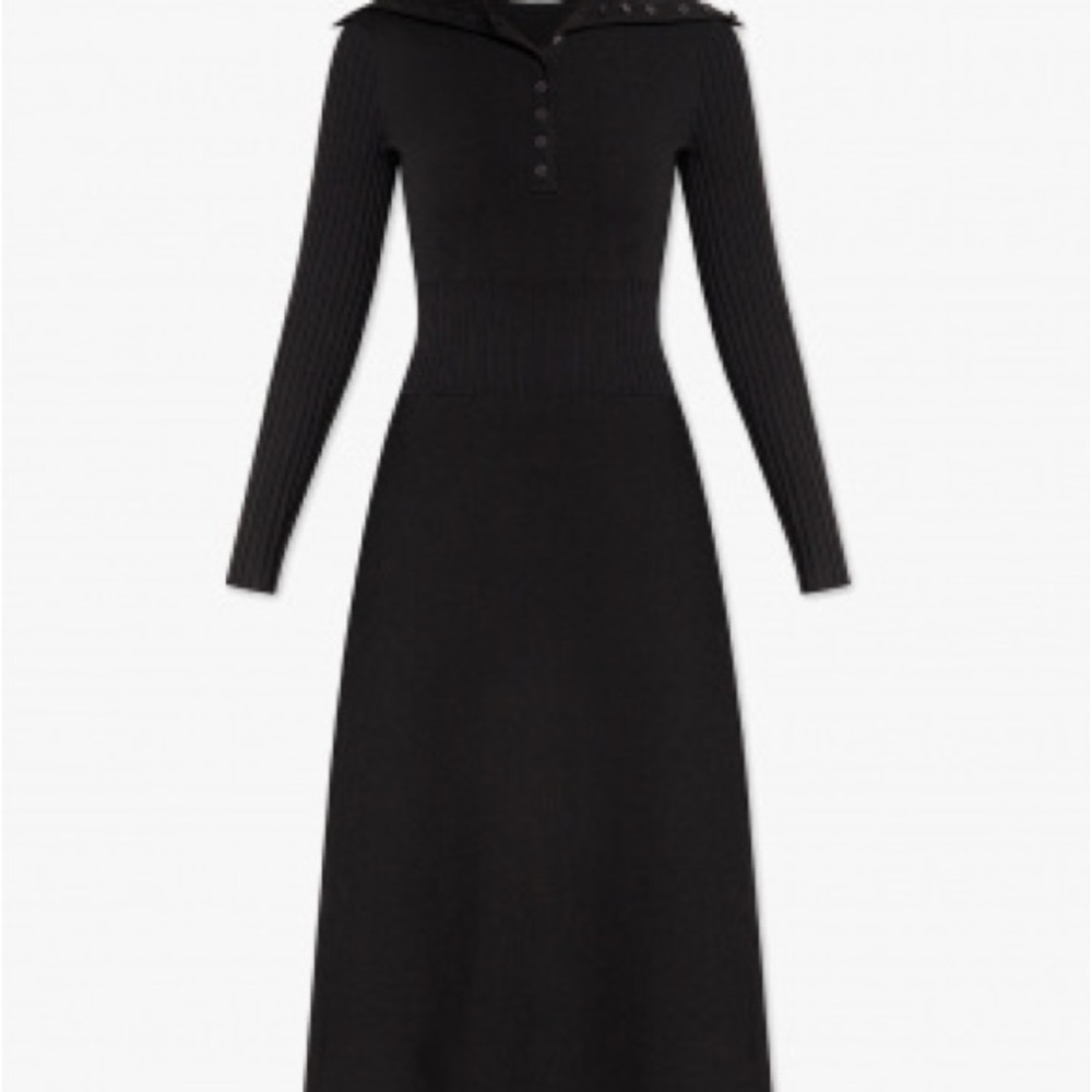 Tory Burch Black Midi Dress - Picture 2 of 6
